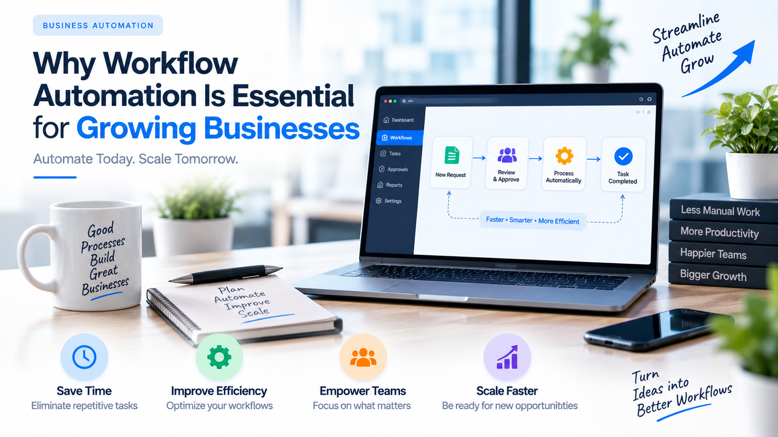 Why Workflow Automation Is Essential for Growing Businesses